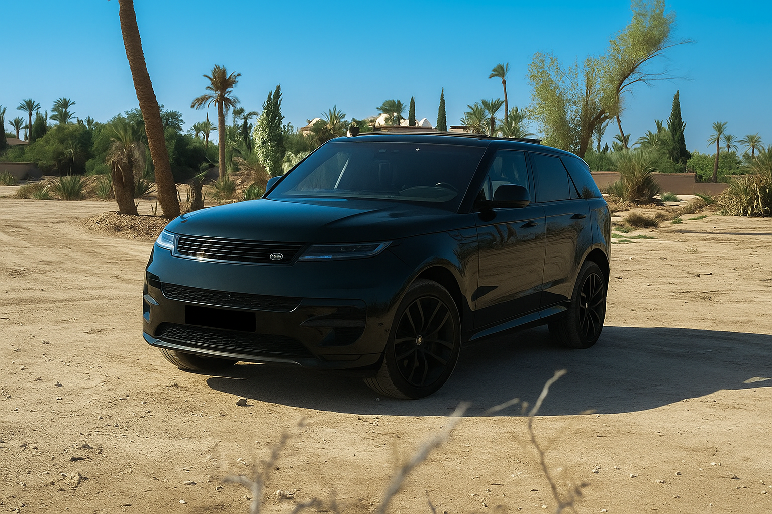 Range Rover Sport dans le désert